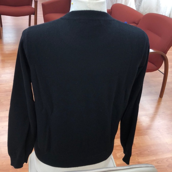 Women’s black cashmere sweater - Picture 3 of 5